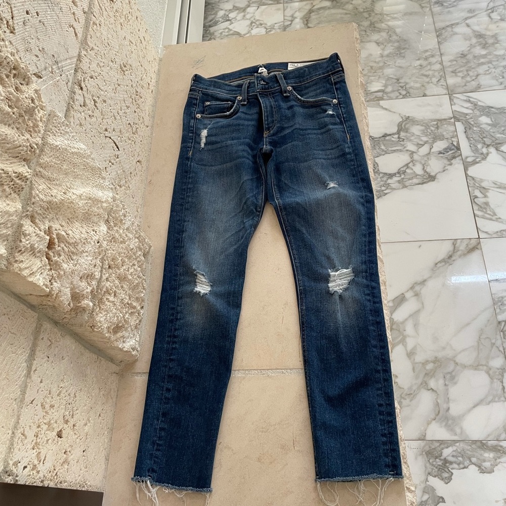 Rag & Bone Capri slim fit jeans low-rise